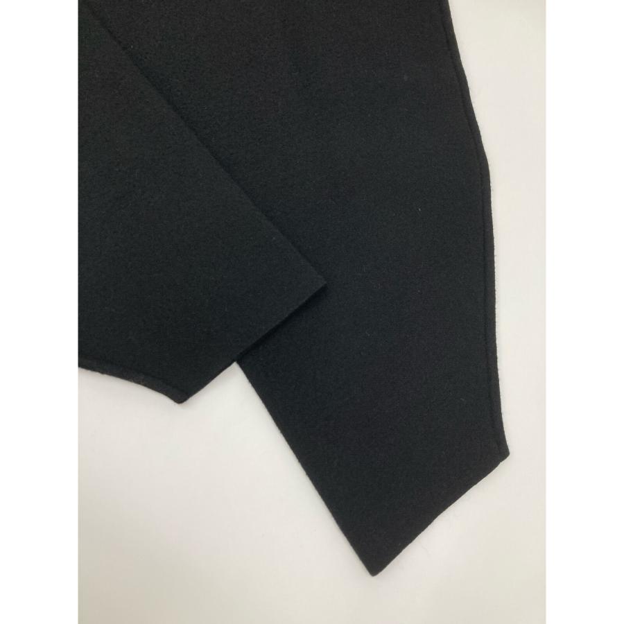 ENFOLD エンフォルド 23SS ブラック レーヨン×ナイロン DOUBLE FACE  