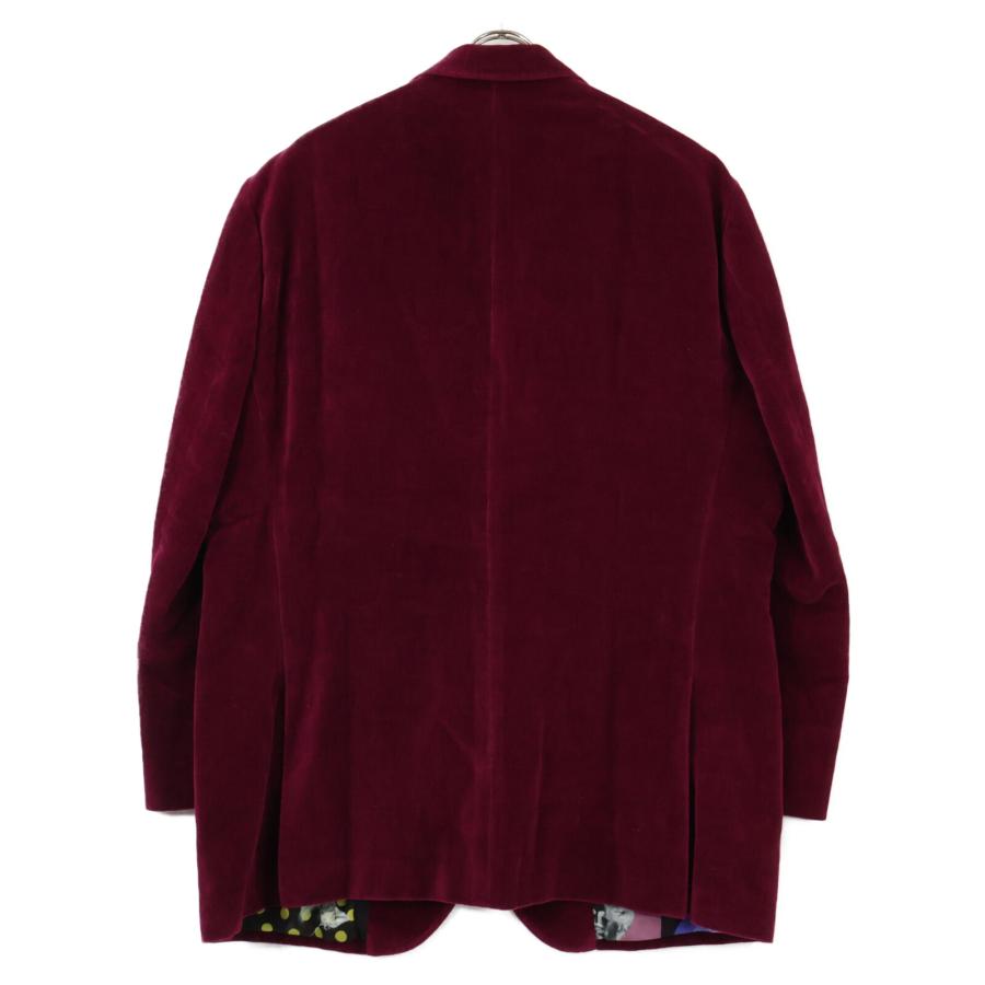 ETRO（エトロ） ボルドー ベルベット 裏地石膏像画 2Bテーラード