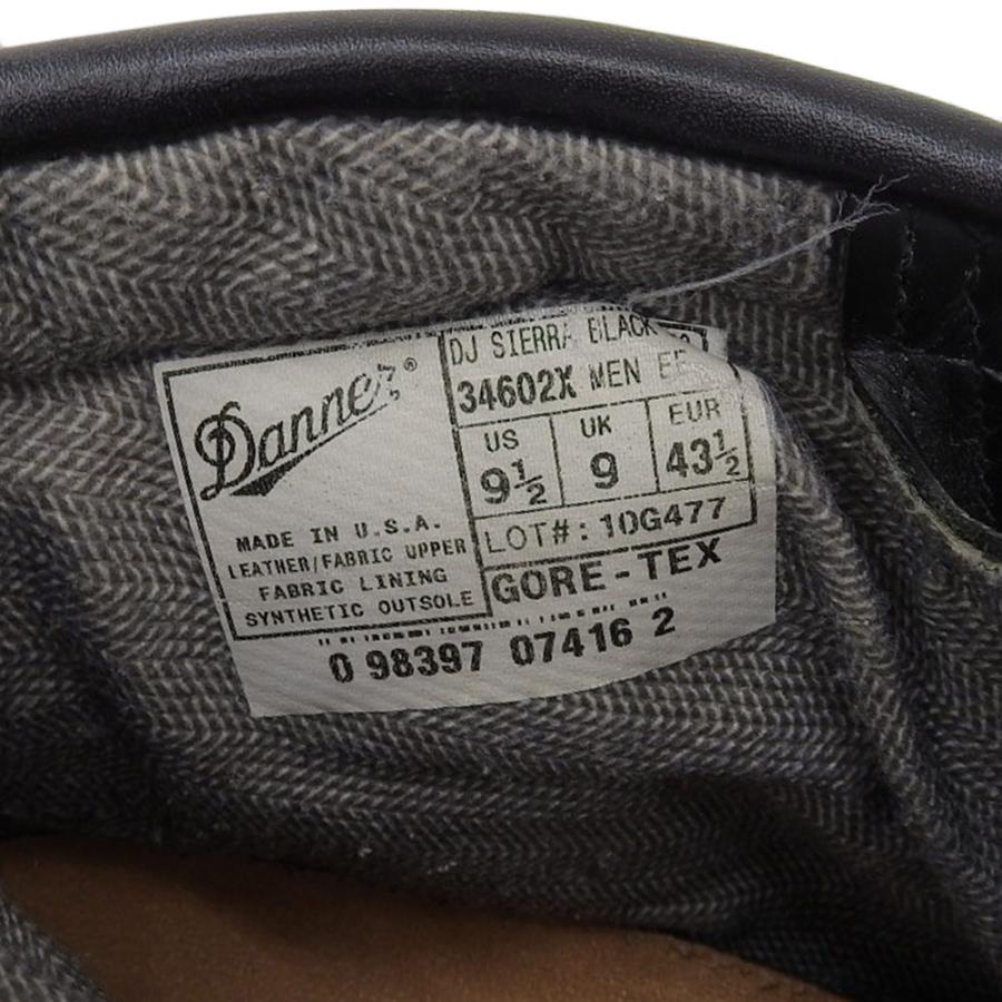 Danner（ダナー） SIERRA シエラブラックライトシューズ メンズ 黒