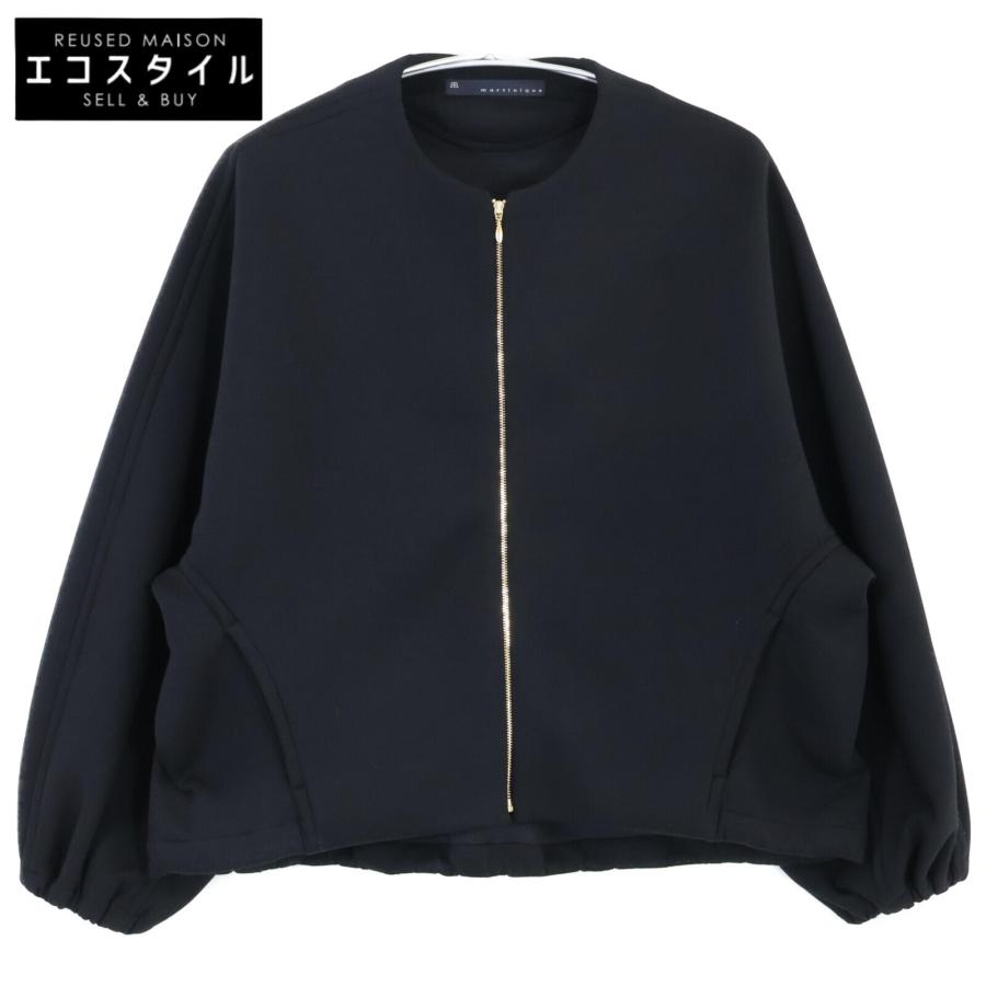 新品　マルティニーク　ダンボール　ジップ　ブルゾン マルティニーク 24AW ﾌﾞﾗｯｸ ﾀﾞﾝﾎﾞｰﾙｼﾞｯﾌﾟﾌﾞﾙｿﾞﾝ ﾉｰｶﾗｰｼﾞｬｹｯﾄ 表記なし 【公式通販】