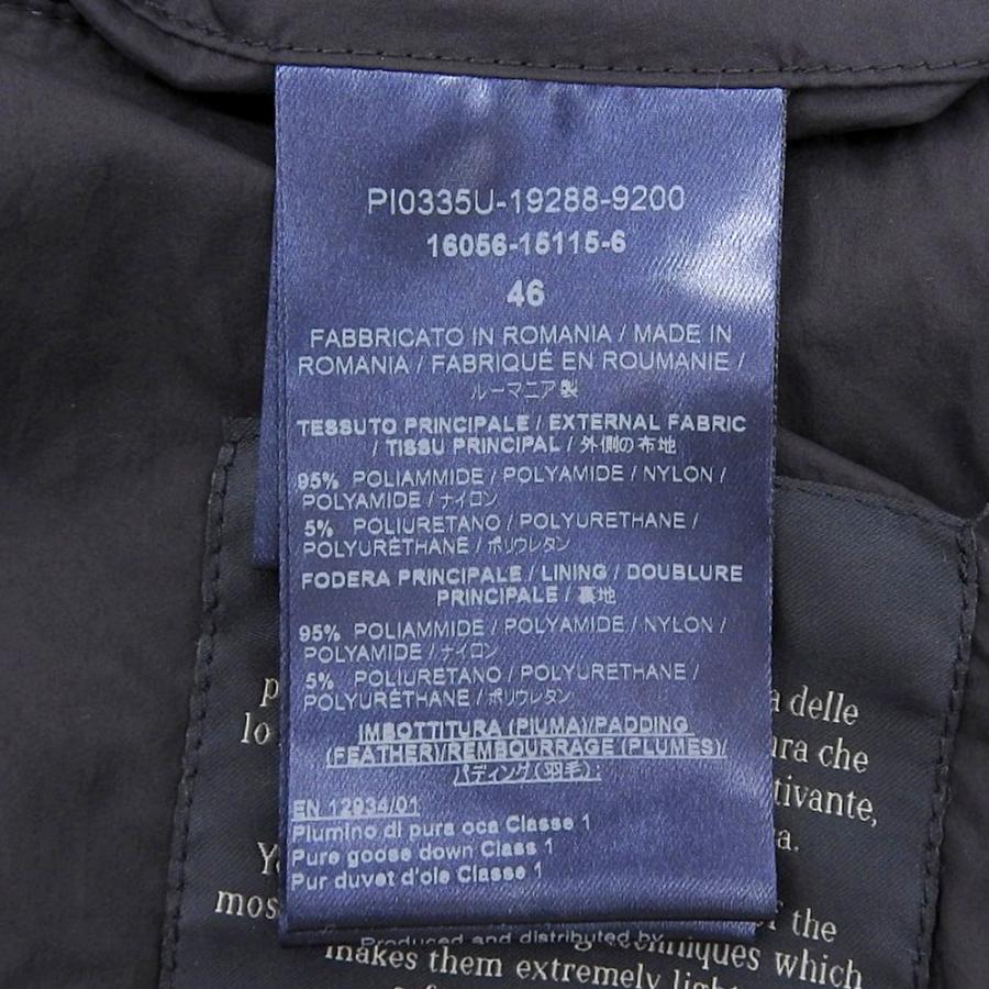 HERNO（ヘルノ） ショールカラー ダウンジレ ベスト メンズ ネイビー