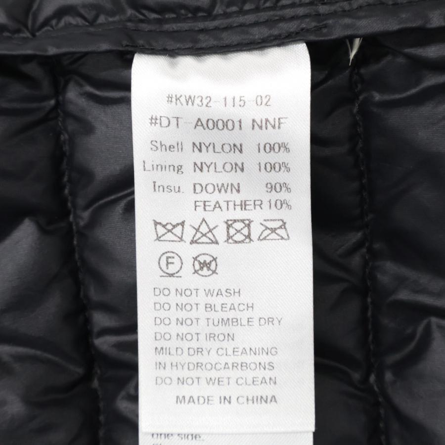 DANTON ダントン KW32-115-02 ブラック ノーカラー ダウンジャケット