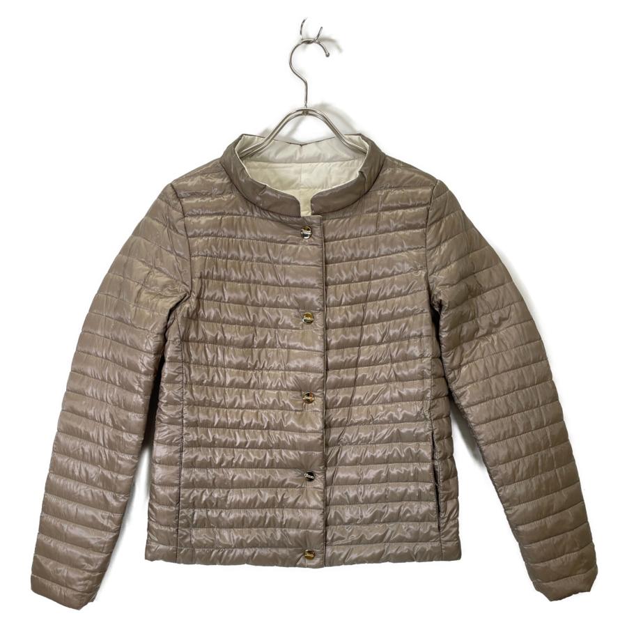 ヘルノ　ベージュ ダウンジャケットリバーシブル 中古・古着通販】HERNO (ヘルノ) リバーシブルダウンジャケット