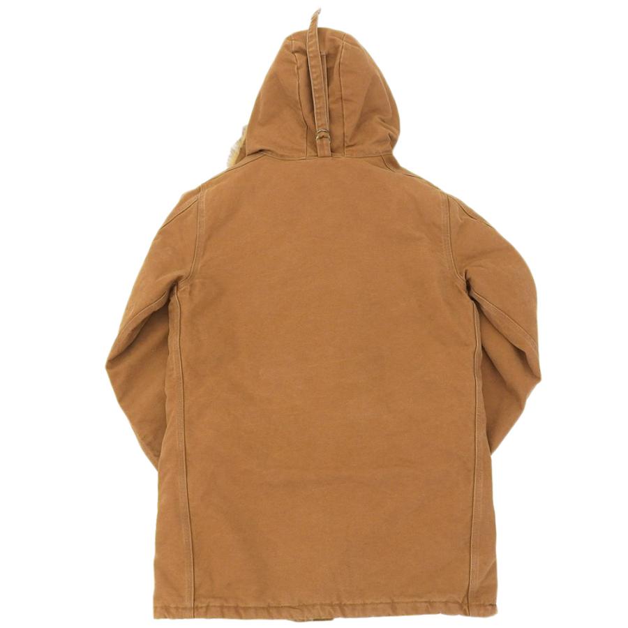 Carhartt（カーハート） ダック地 革パッチ シベリアンパーカー