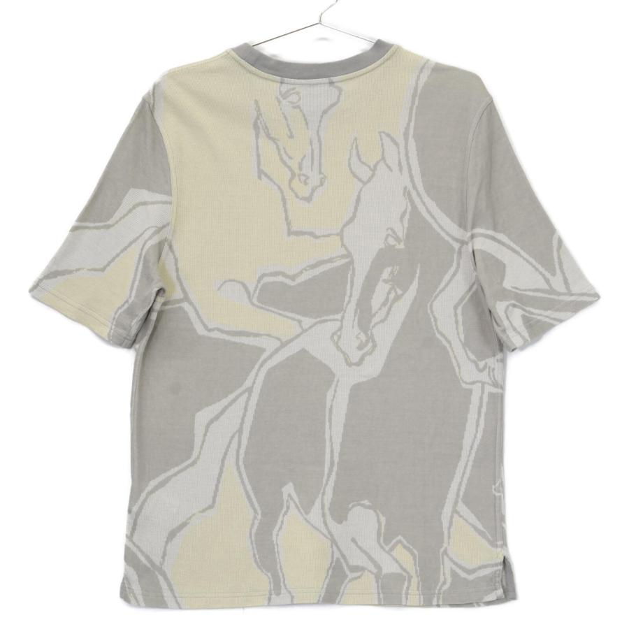 HERMES エルメス マルジェラ期 ペイント ハイネック Tシャツ 馬 HERMES - 美品 エルメス HERMES シャツ ブラウス マルジェラ期
