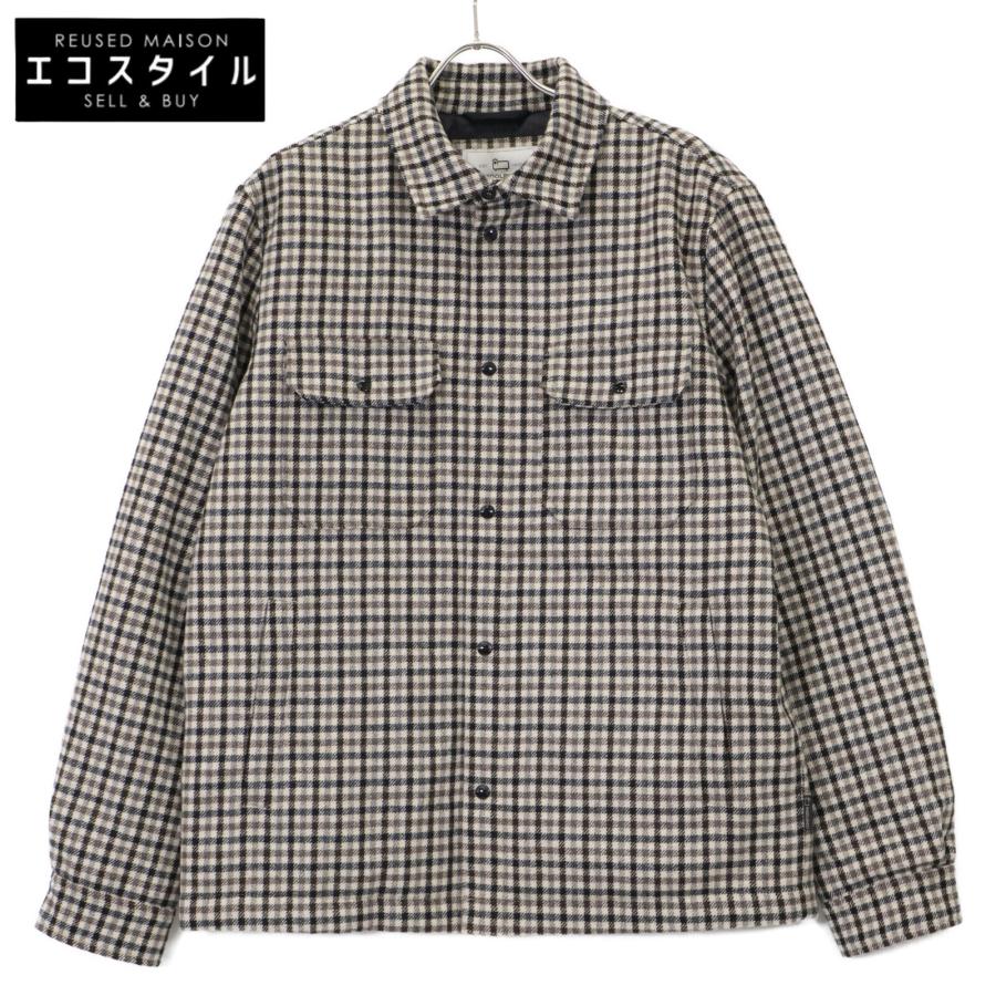 WOOLRICH（ウールリッチ） ブラウン アラスカン ウールチェック 