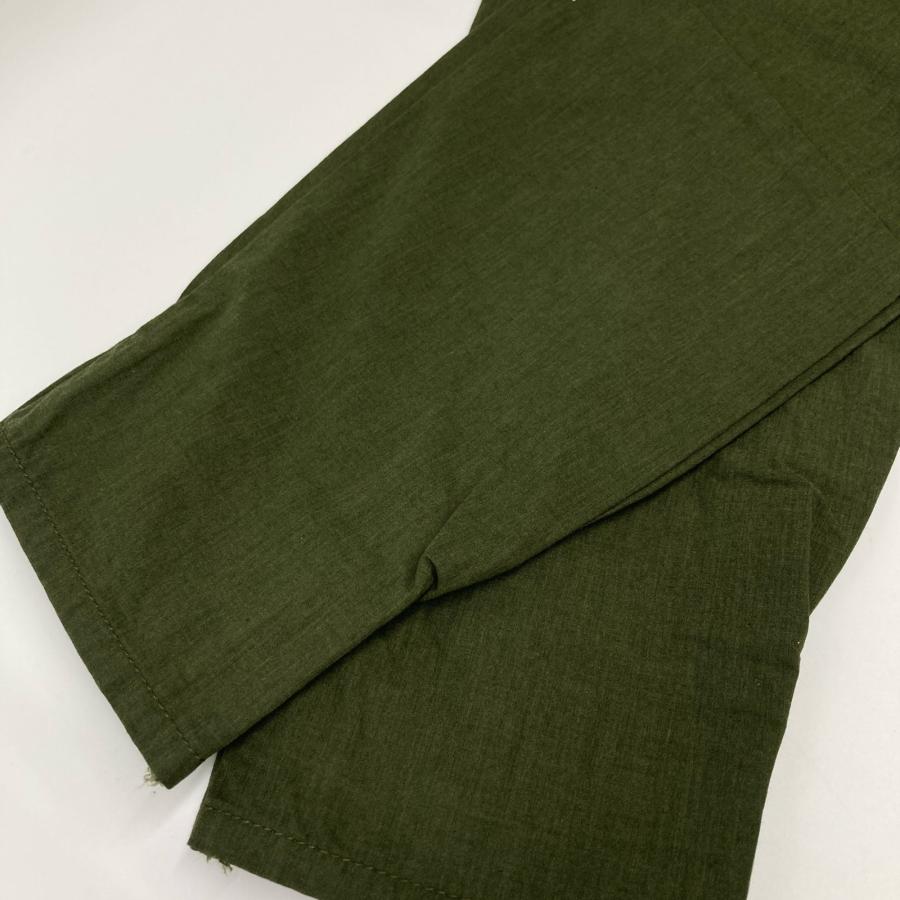 ripvanwinkle リップヴァンウィンクル RW-216 カーキ BUSH CARGO PANTS 