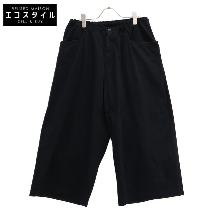 ワイズ Y's ワイドパンツ ガウチョパンツ ブラック サイズ2 【公式通販】