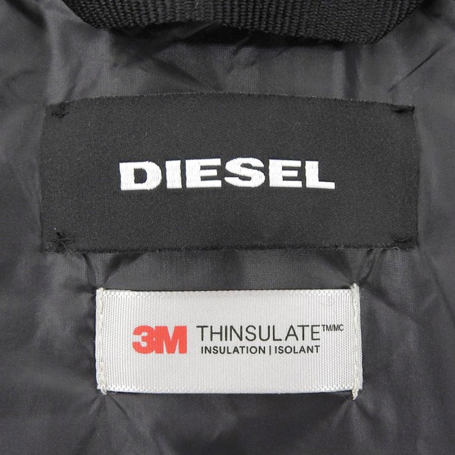 DIESEL ディーゼル 3M THINSULATE ナイロン フーデット中綿コート  