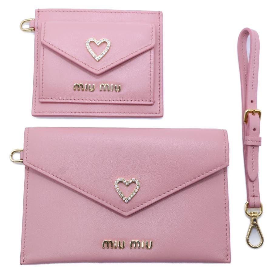 miu 新品同様 MIUMIU ミュウミュウ 5MF025 2DU1 F0028 SOFT CALF miu 新品同様 MIUMIU ミュウミュウ 5MF025 2DU1 F0028 SOFT CALF