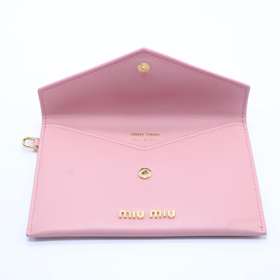 miu 新品同様 MIUMIU ミュウミュウ 5MF025 2DU1 F0028 SOFT CALF miu 新品同様 MIUMIU ミュウミュウ 5MF025 2DU1 F0028 SOFT CALF