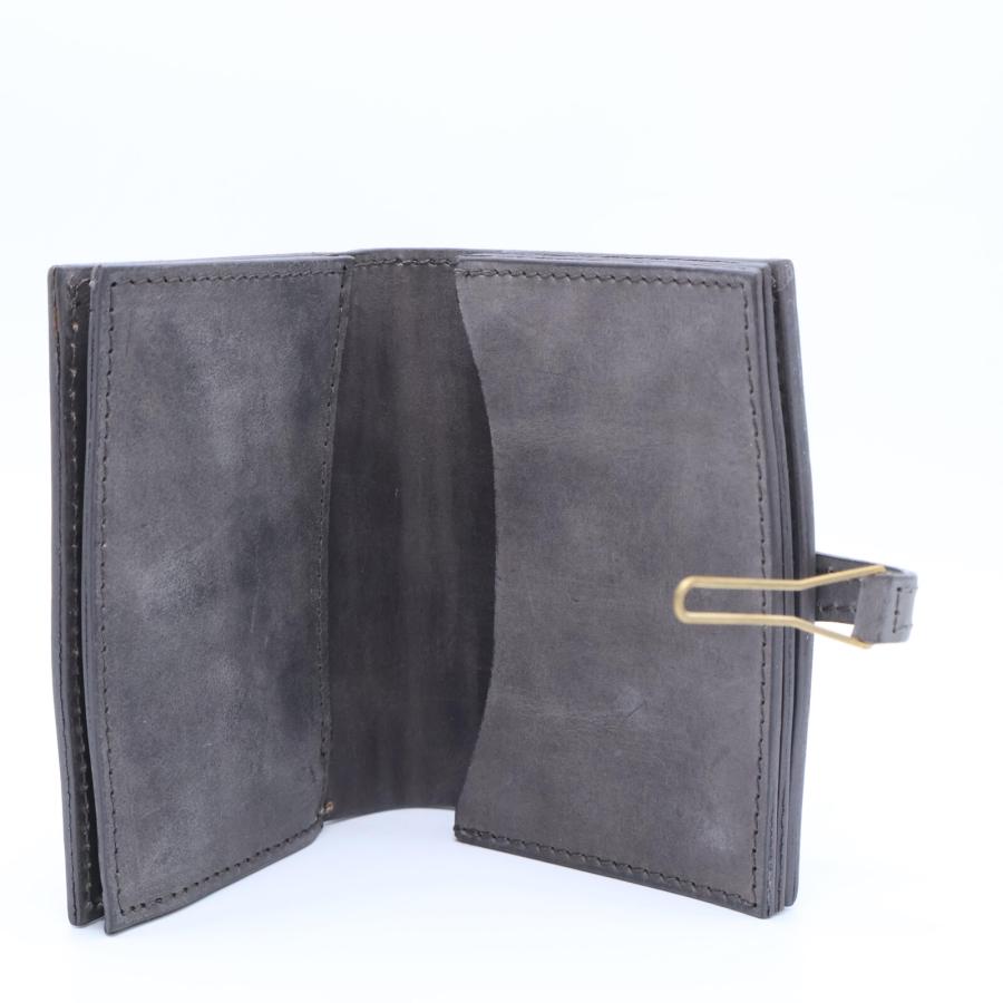 新品同様 BELLURIA products ベルーリアプロダクツ Suivant short wallet スイヴァン ショートウォレット  マットカーキ メンズ