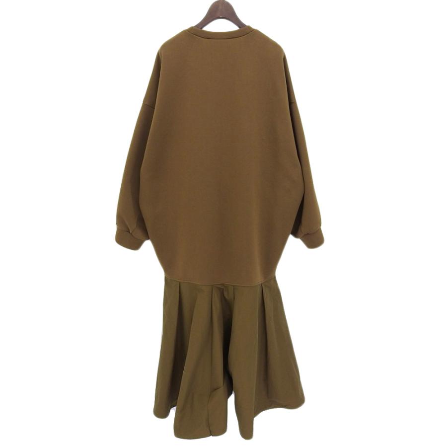 ENFOLD（エンフォルド） TAFFETA-SKIRT DRESS ロングスリーブ 切り替え