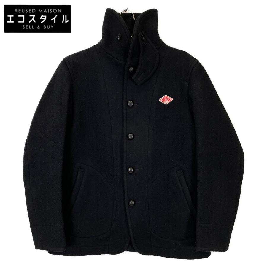 美品】ダントン丸襟ウールモッサジャケットダークグレーくるみ釦40