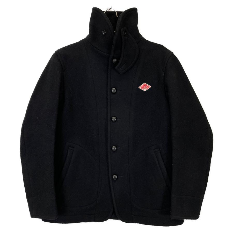 ❗️10%値下げ❗️ 【ダントン】メンズ/DANTON JD-8237 DANTON ダントン JD-8237 ブラック 丸襟ウールモッサジャケット 38