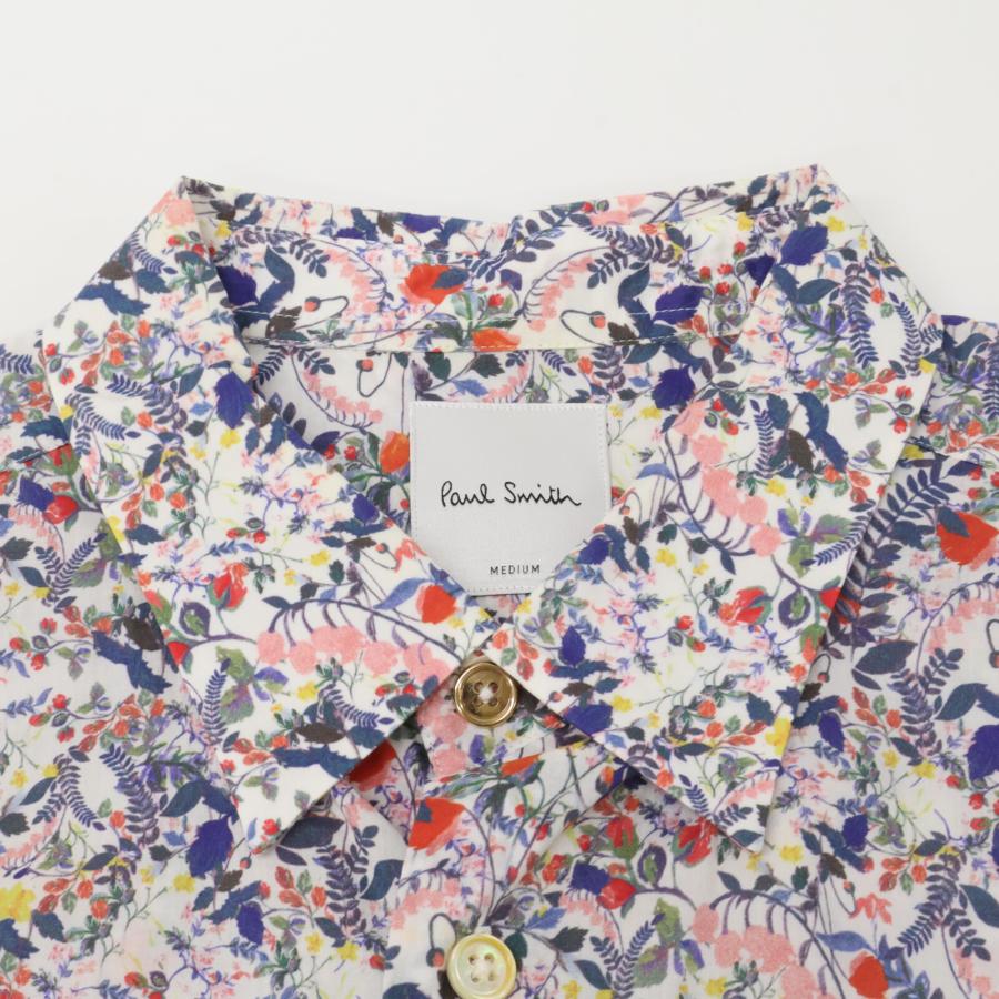 Paul Smith PaulSmith ポールスミス ホワイト ボタニカル 総柄 Paul Smith PaulSmith ポールスミス ホワイト ボタニカル 総柄