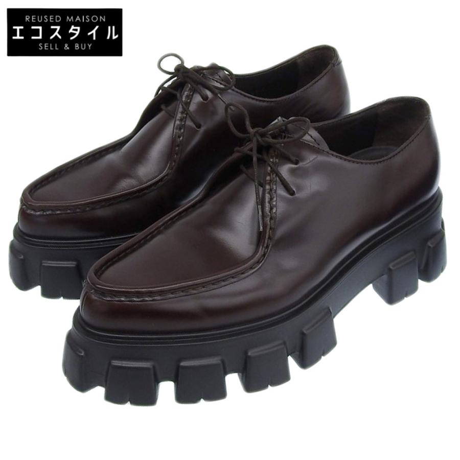 PRADA（プラダ） CALZATURE UOMO モノリス プラットフォーム ダービー 