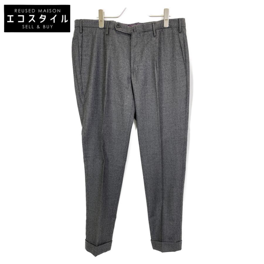 【極美品】INCOTEX SUPER100'S テーパード ウール スラックス INCOTEX インコテックス ウール SUPER100 スリムフィット