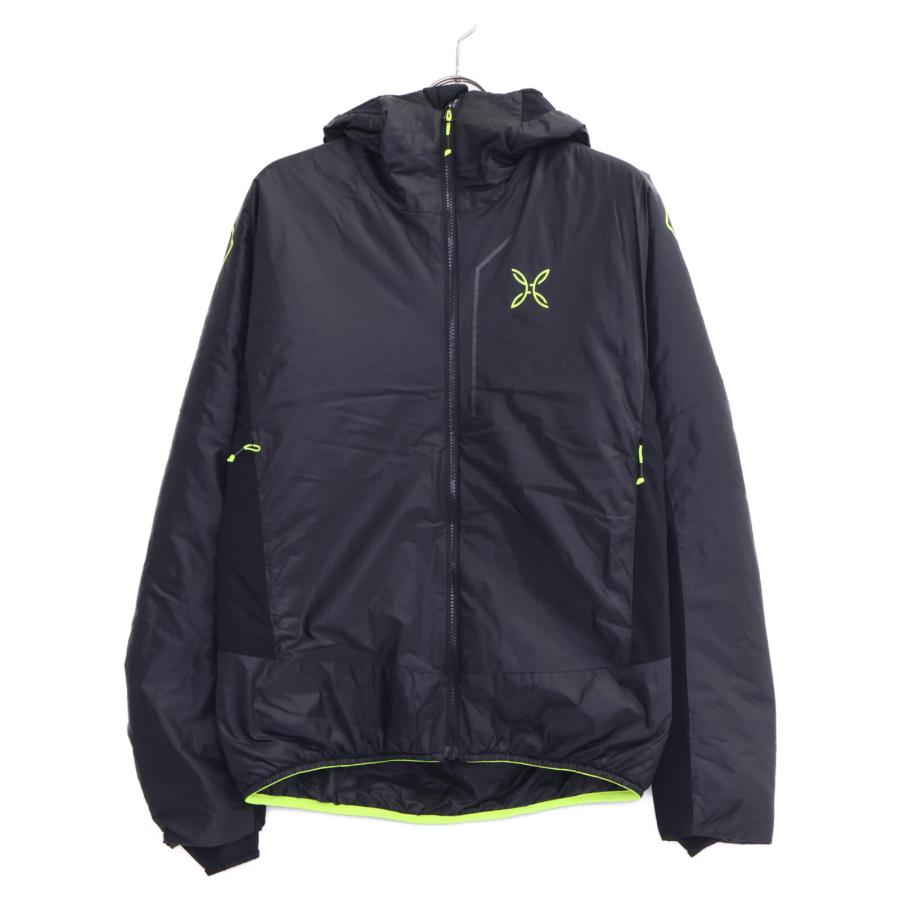 モンチュラ MONTURA M 美品 ウィンドブレーカー 撥水 ブラック 美品/ MONTURA モンチュラ 00296212 EIGER JACKET ナイロン アイガー