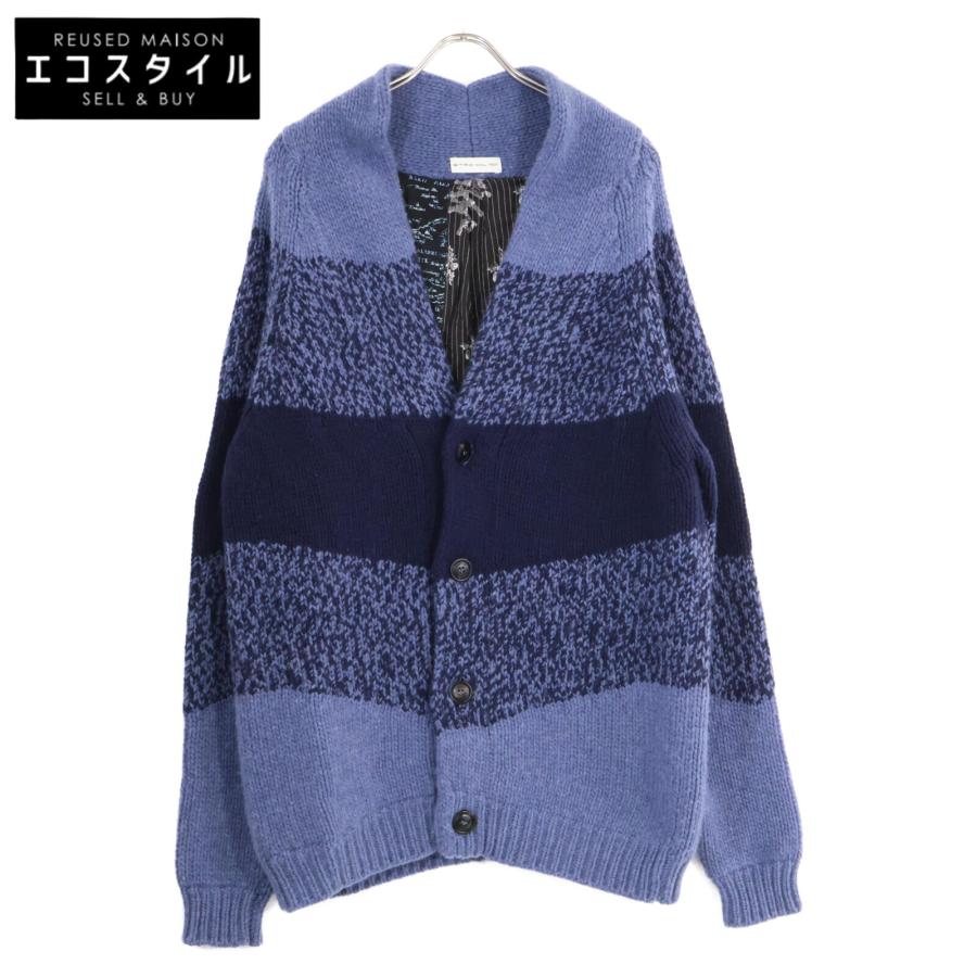 ETRO エトロ ネイビー 裏地総柄 カシミヤ100 ショールカラー ETRO エトロ ネイビー 裏地総柄 カシミヤ100 ショールカラー