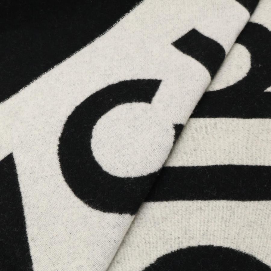 美品/ ACNE STUDIOS アクネ ストゥディオズ ロゴ ウール マフラー  