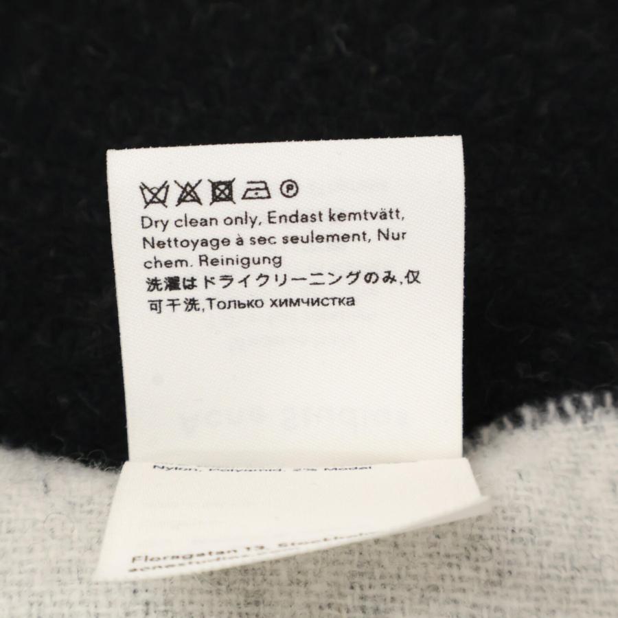 美品/ ACNE STUDIOS アクネ ストゥディオズ ロゴ ウール マフラー  