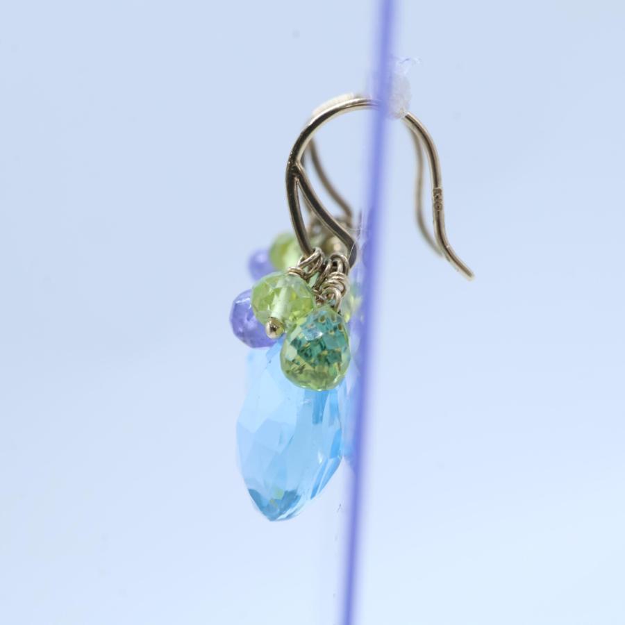 美品 PARCELLE JEWELRY パーセルジュエリー PCP-114-17 K10YG リアン