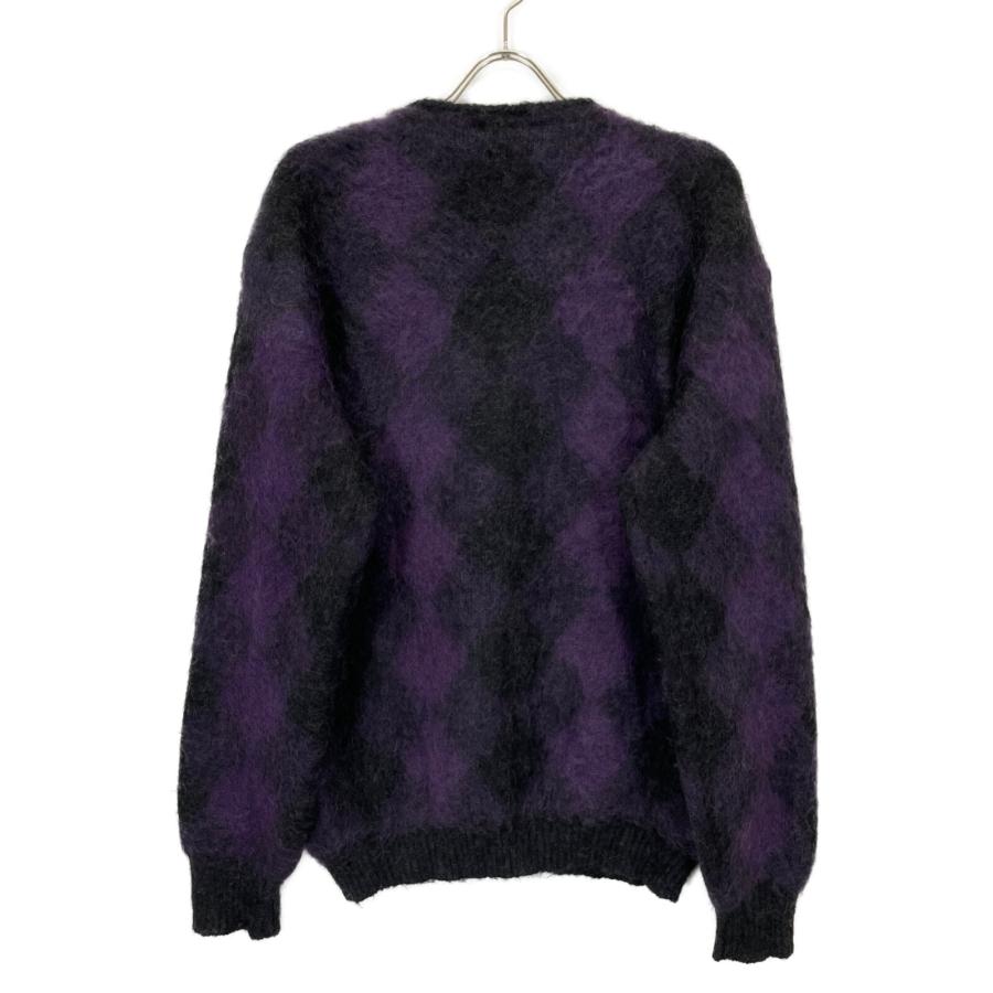 needles ニードルズ モヘアカーディガン パープル 紫 黒