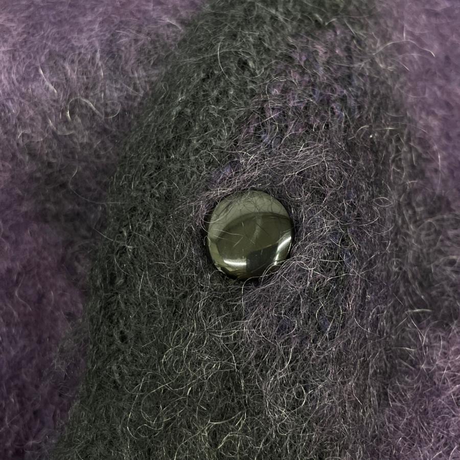 needles ニードルズ LQ410 パープル×ブラック グラデーション モヘア