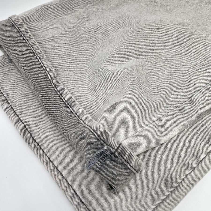 Plage プラージュ 24年製 グレー コットン ジップフライ フレアワイド  