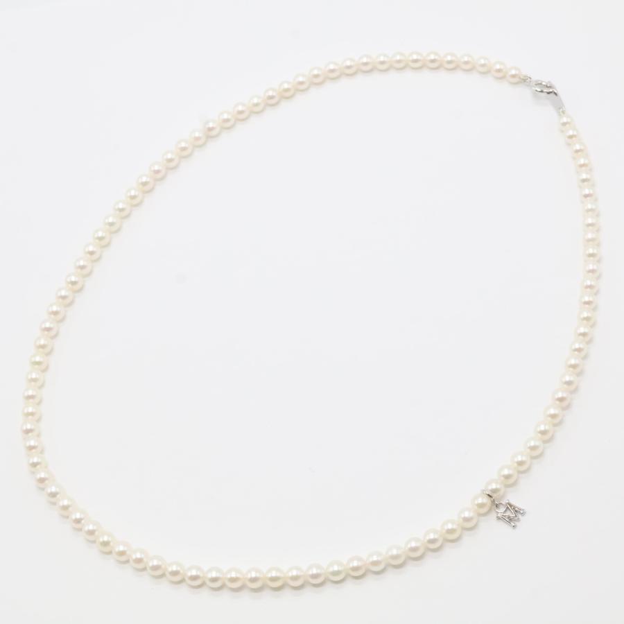 現行美品ミキモトベビーパールネックレスMIKIMOTO4-4.5ミリ MIKIMOTO（ミキモト） 4.5-5.0mm ベビーパール ネックレス シルバー