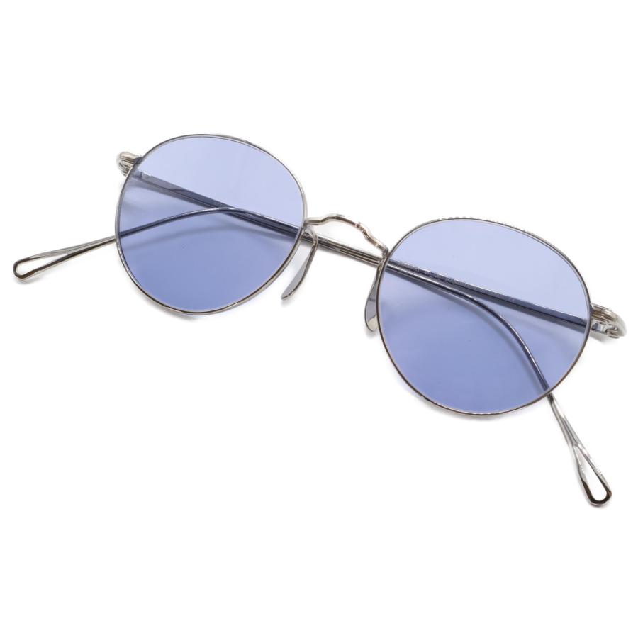 美品 ayame アヤメ MANRAY 45 マンレイ45 ボストンシェイプ サングラス