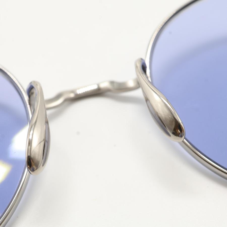 美品 ayame アヤメ MANRAY 45 マンレイ45 ボストンシェイプ サングラス