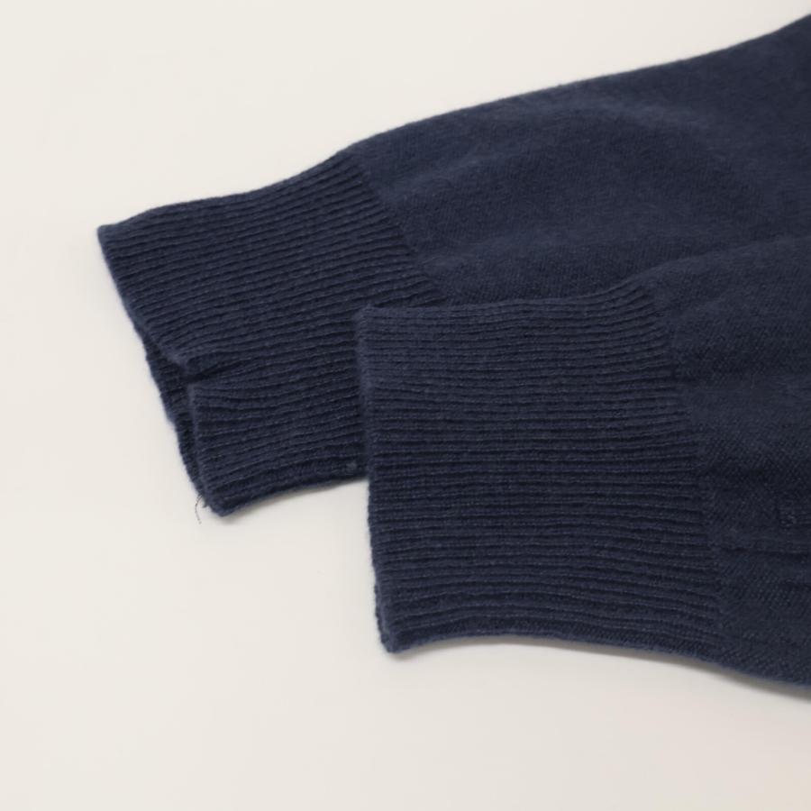 新品未使用です。★HERMES ★ネイビー ニット 長袖 HERMES - 極美品 エルメス HERMES ニット 21AW セーター ロング