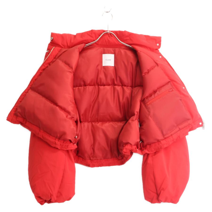 CLANE クラネ 24AW 17101-0082 レッド BALLOON SHORT DOWN JACKET 