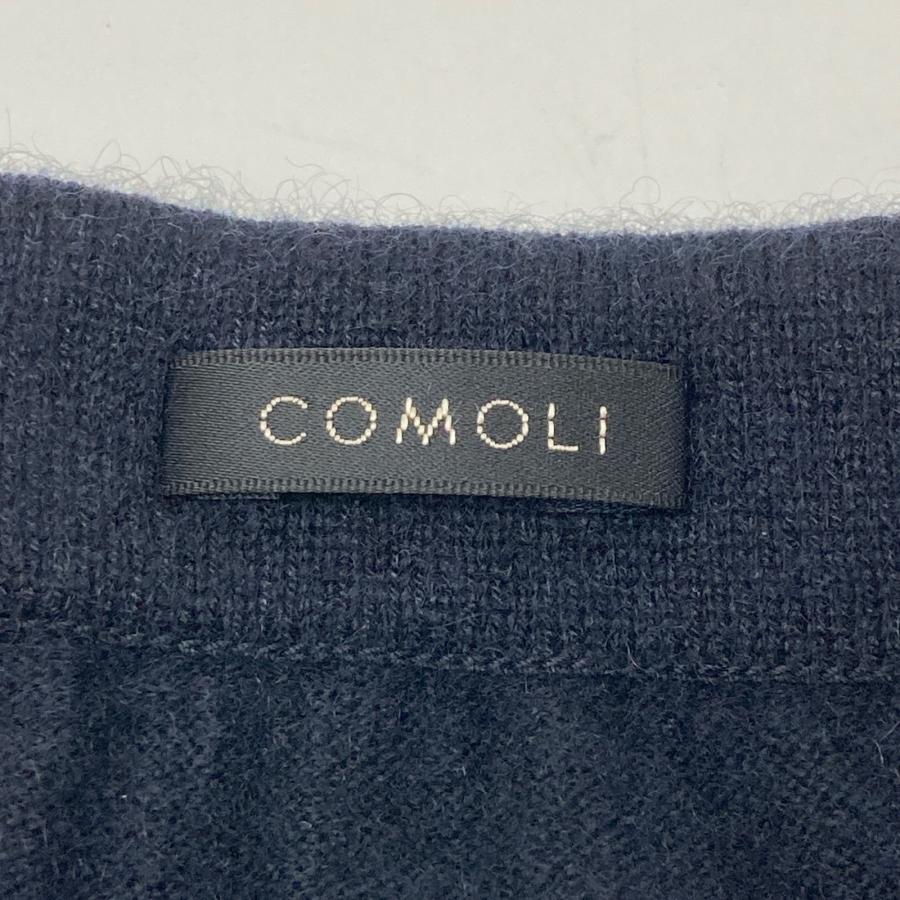 COMOLI コモリ 24AW A03-06010 ネイビー カシミヤニット