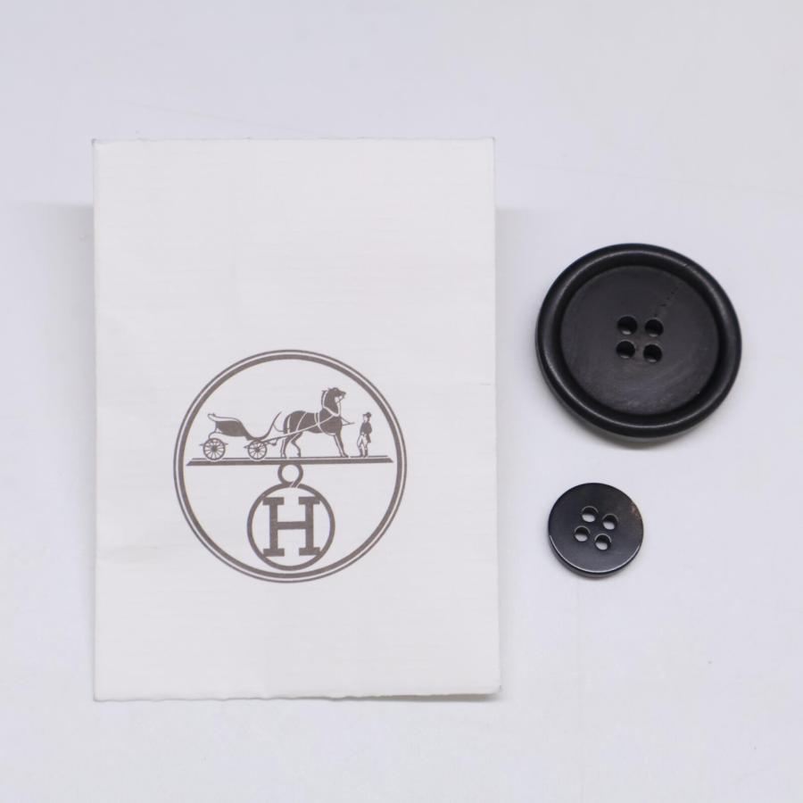 美品 HERMES エルメス 23AW ラムスキンライニング レザートリミング