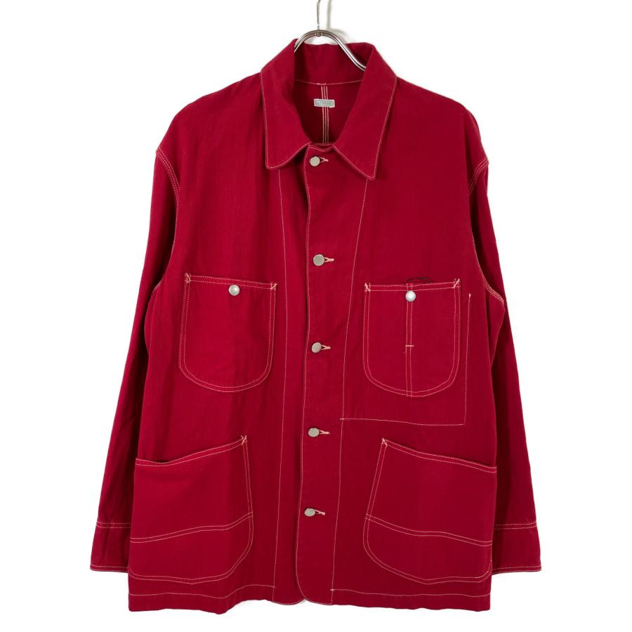 22AW アプレッセ a.presse coverall jacket red A.PRESSE Over Dyeing Coverall Jacket – unexpected store