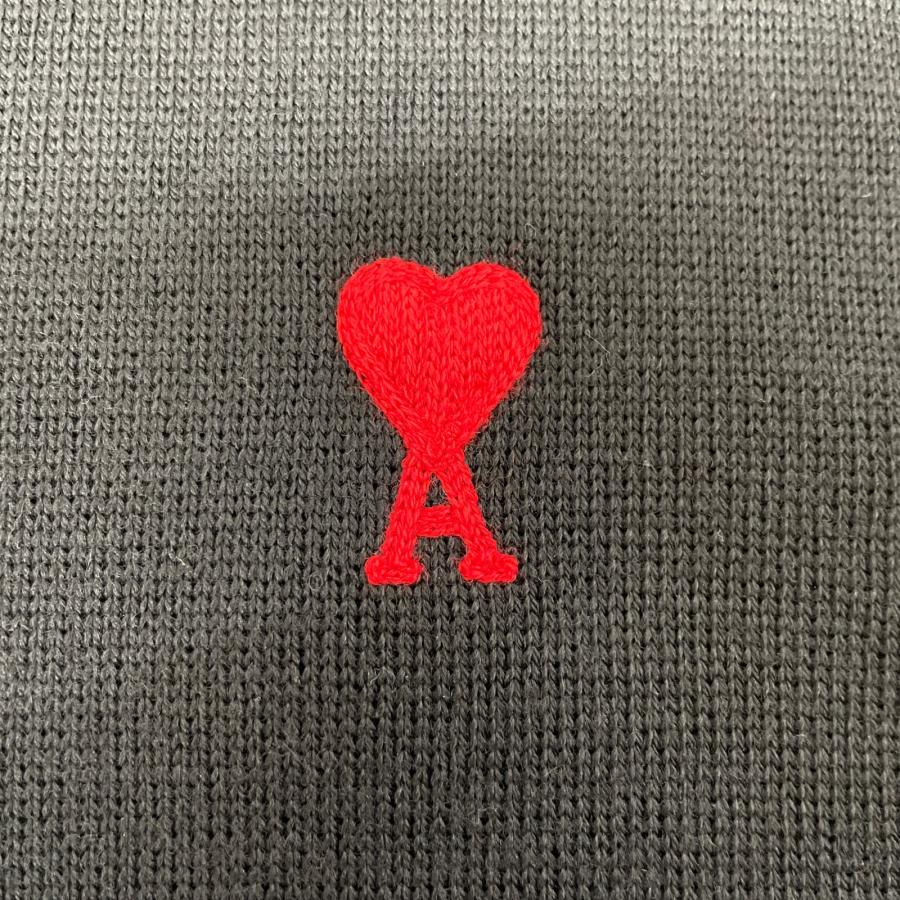 AMI PARIS アミパリス HKS401.001 ブラック Ami de Coeur ニット ロゴ