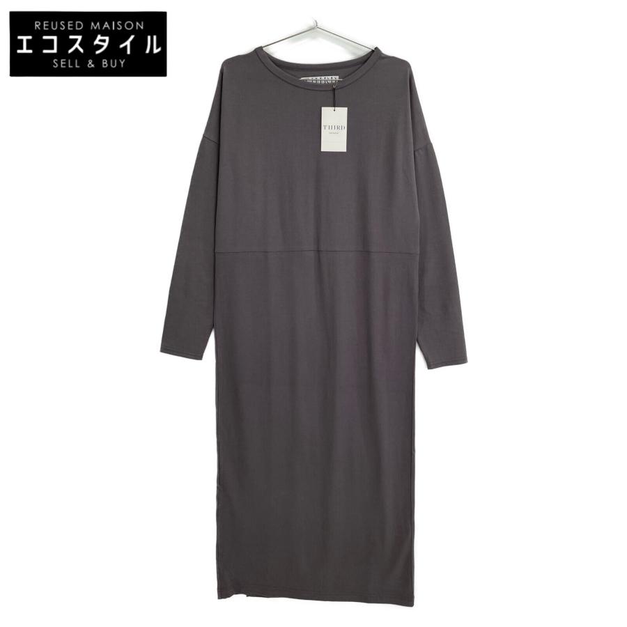 THIRD MAGAZINE サードマガジン A0833UA 110 グレー コットン クルー  