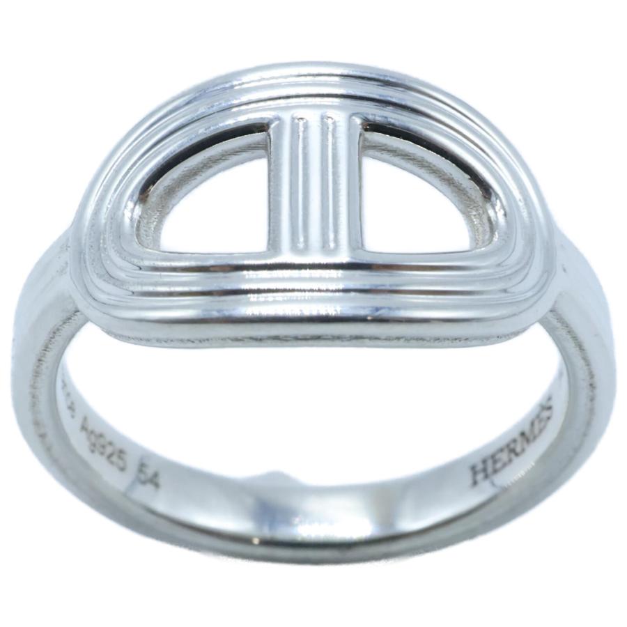 HERMES エルメス Ag925 シェーヌダンクル24 リング・指輪 54 シルバー  