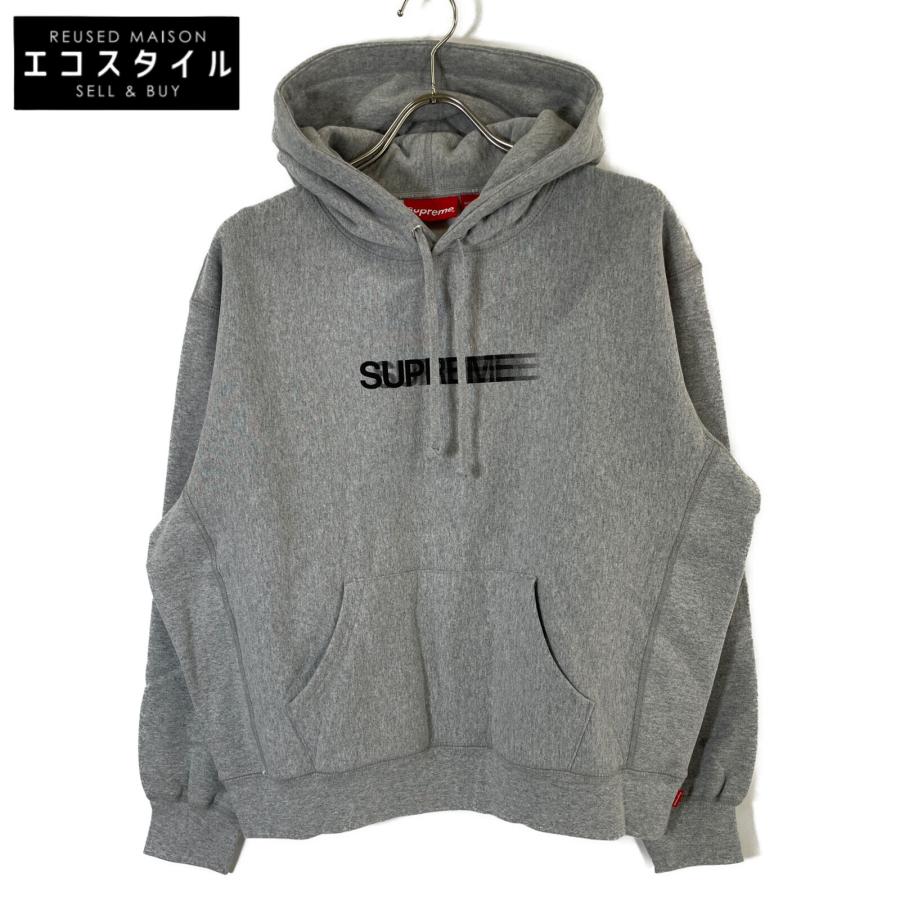 Supreme グレー シュプリーム モーション ロゴ Supreme シュプリーム 2023SS Motion Logo Hooded Sweatshirt