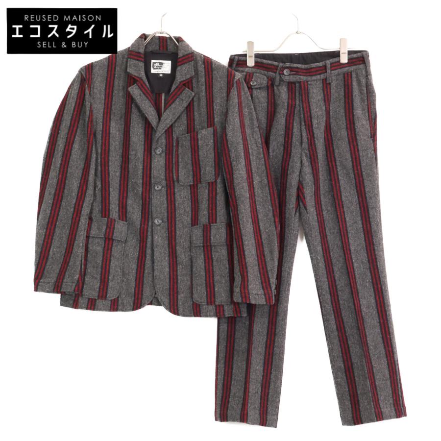 engineered garments セットアップ　パンツ2種 美品 Engineered Garments エンジニアードガーメンツ ストライプ