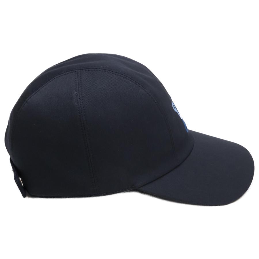 HERMES MILES CAP マイルス ゴム 60 NAVY