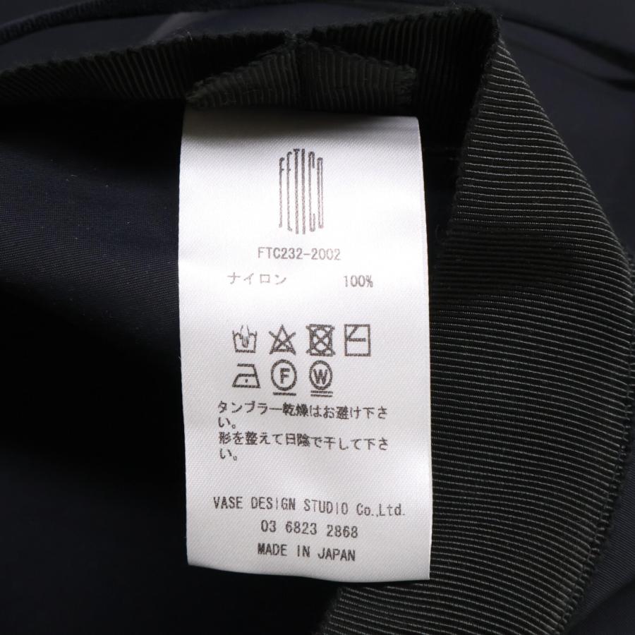 fetico 23ss ナイロンハット ブラック 黒 fetico 23ss ナイロンハット ブラック 黒