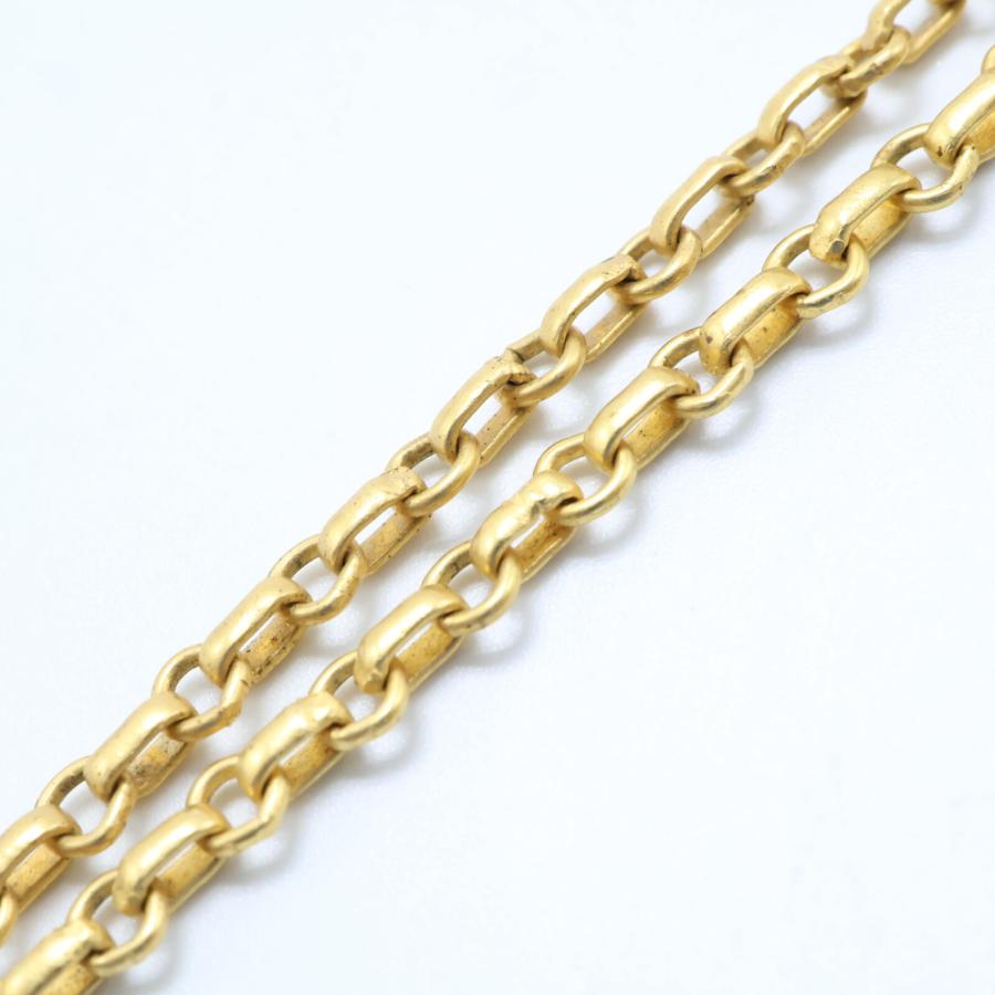 私物クリアランスセール!!【未使用】CHANEL ゴールドチェーンネックレス 未使用】CHANEL ゴールドチェーンネックレス23 クルーズライン