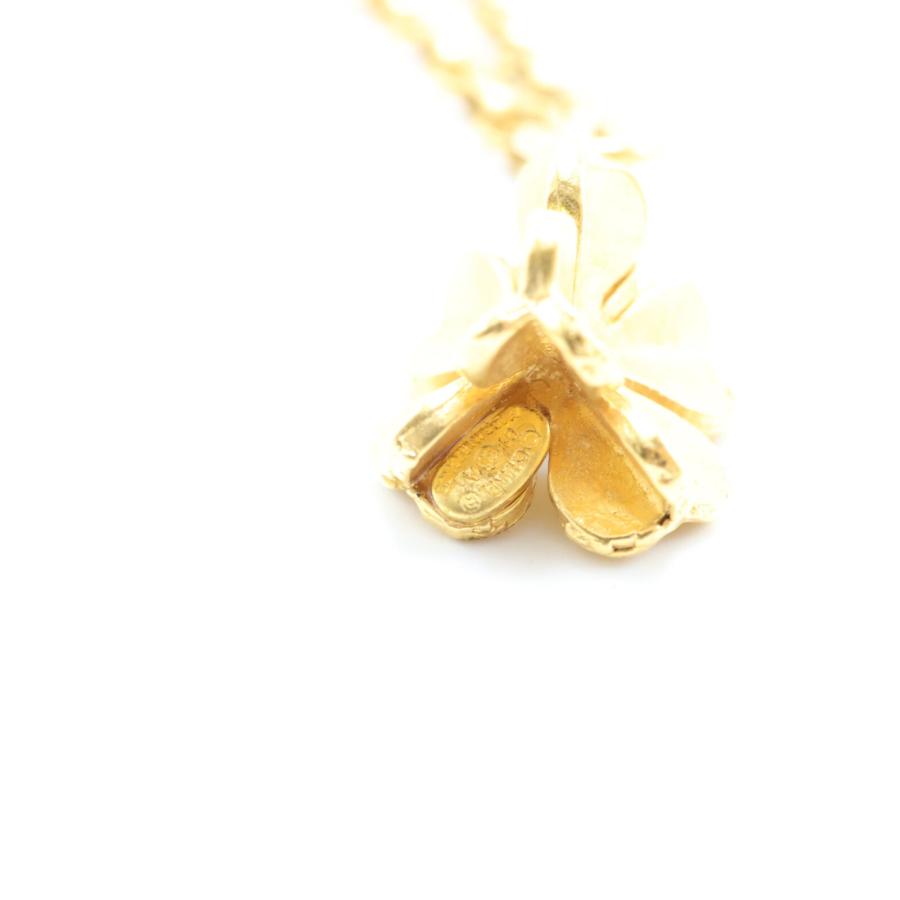 CHANEL シャネル　ココマーククローバーネックレス　 ゴールドカラー CHANEL シャネル ヴィンテージ ココマーク クローバー 四つ葉