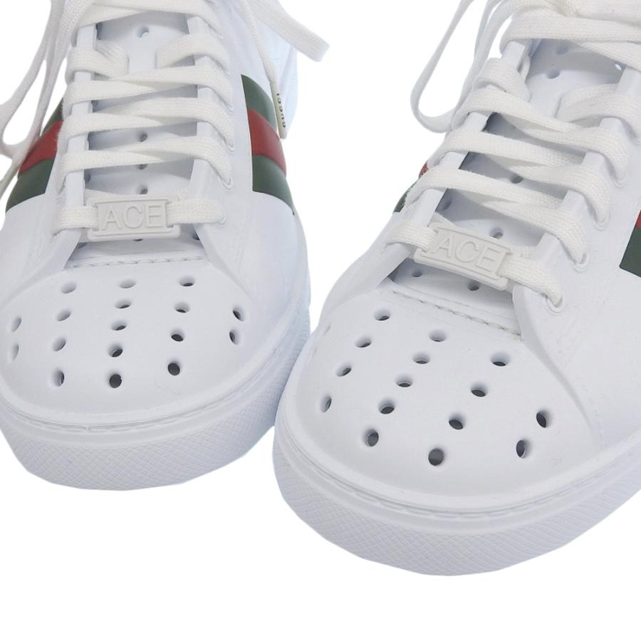 GUCCI 美品 グッチ ACE エースウェブストライプミュールスニーカー
