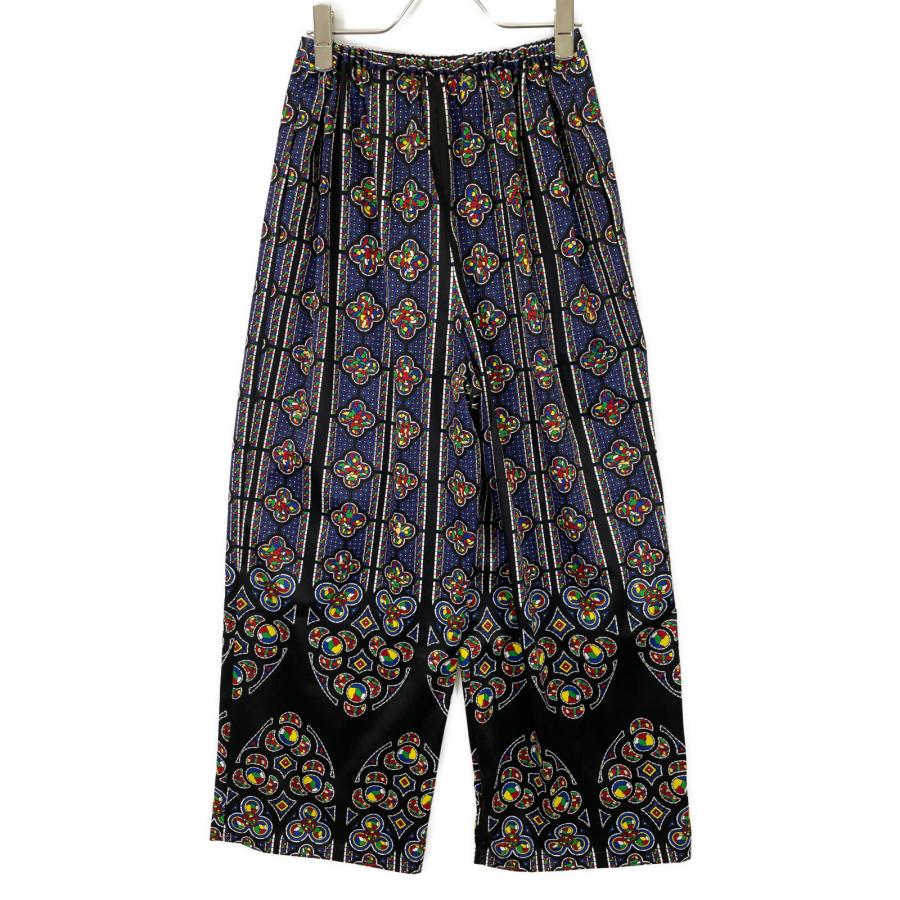 エンフォルド Sainte chaptlle ワイドトラウザー 総プリント柄 【公式