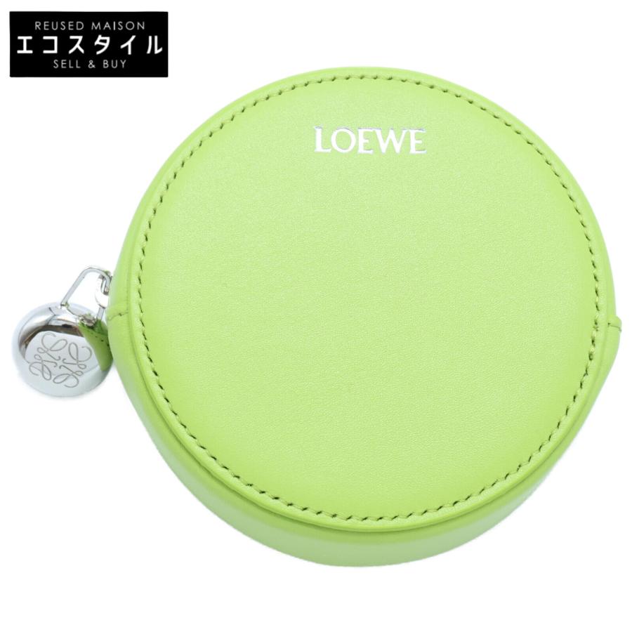 LOEWE（ロエベ） 新品同様 CANB419X01 シャイニーナパカーフ ペブル